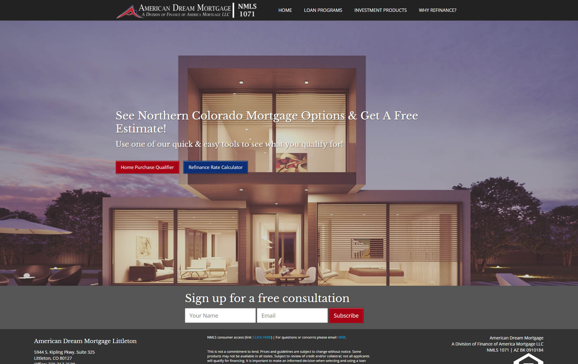 Northern Colorado and Colorado in general is a growing hot spot for investors with an abundance of opportunity for rental properties, new construction as well as fix and flip houses. With a growing population of students from schools such as Colorado State University, University of Colorado, University of Northern Colorado and various community colleges, temporary housing for people is on the rise. Find out how American Dream Mortgage can make owning or refinancing rental properties easier than ever with asset-based loans that do not require W2’s, tax returns or personal income. We have loans that are designed for both beginner and experienced investors. American Dream makes it easy for anyone to get into the investment game and can help the seasoned investor capitalize on revenue.